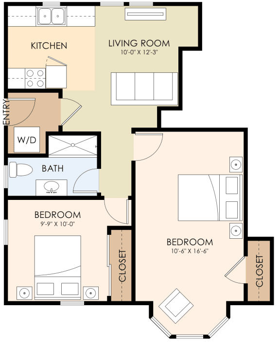 2 & 3 Bedroom Apartments in Menlo Park, CA Laurel Grove